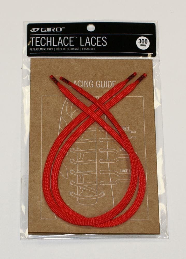 Giro Sznurówki GIRO TECHLACE LACES bright red 305mm