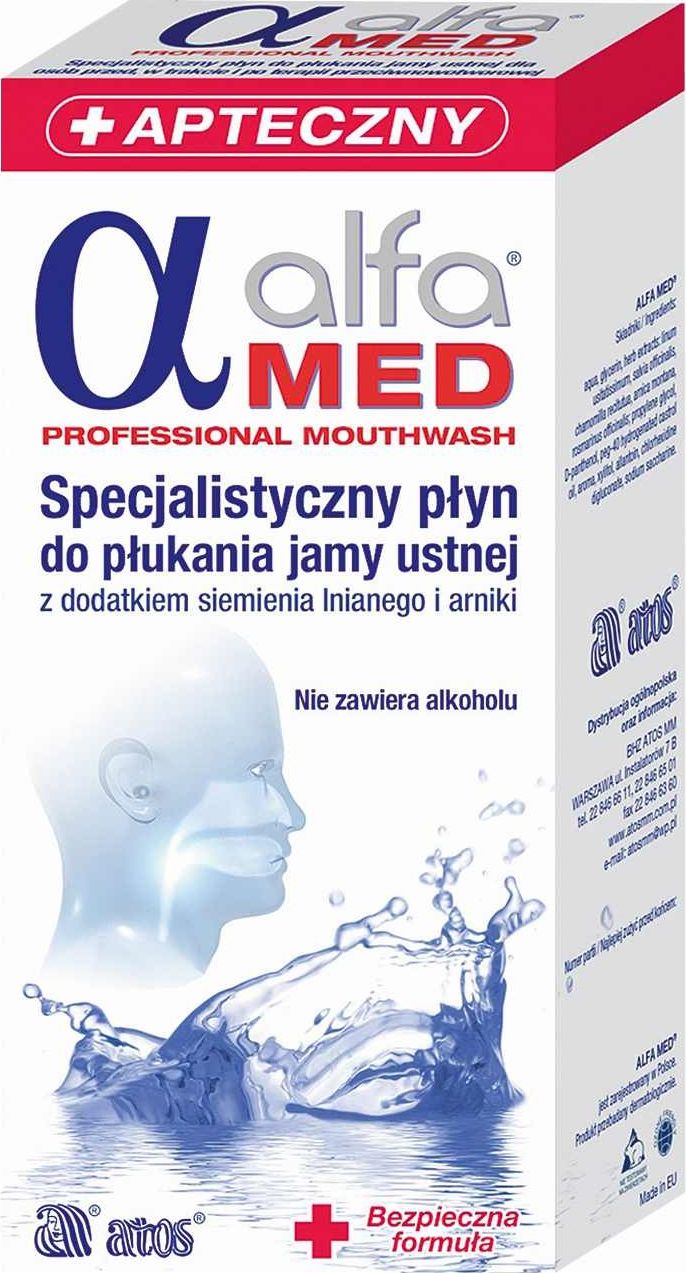 Alfa Med Płyn do płukania jamy ustnej płyn 200ml