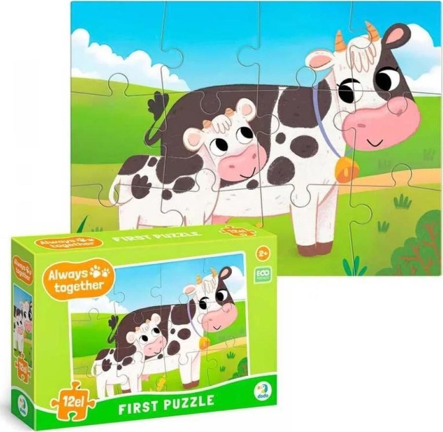 Dodo Puzzle 12 Zawsze razem. Krówki