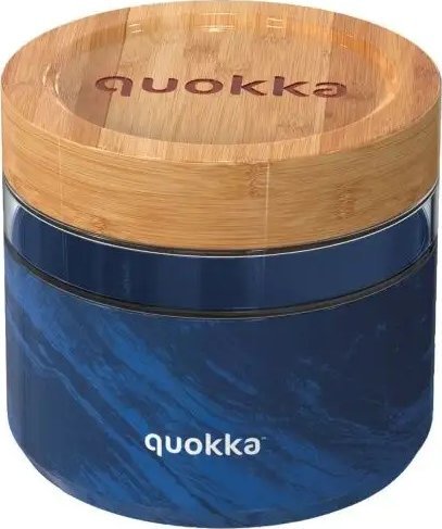 Quokka Quokka Deli Food Jar - Pojemnik szklany na żywność / lunchbox 820 ml (Wood Grain)