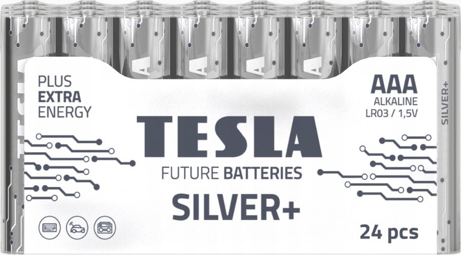 Tesla BATERIA TESLA SILVER+ AAA LR3 /10 old