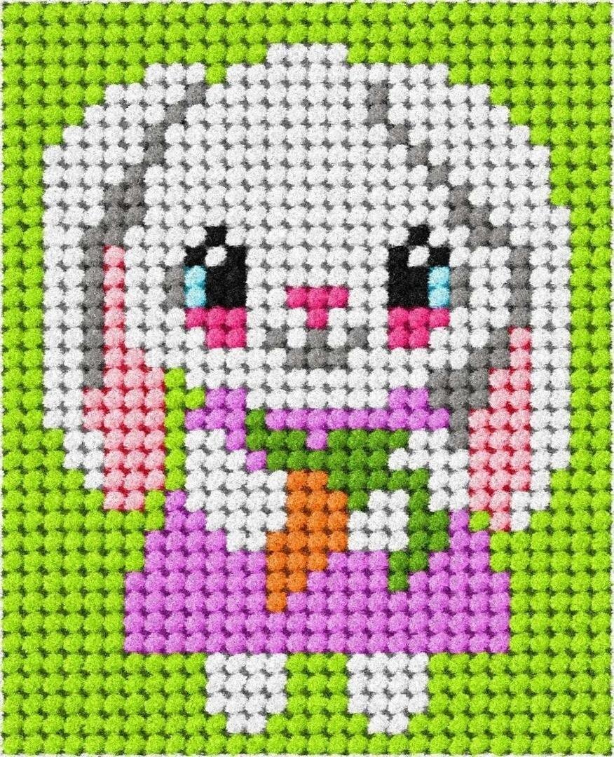 Haft. Moje pierwsze wyszywanie - Królik EDUKAMP