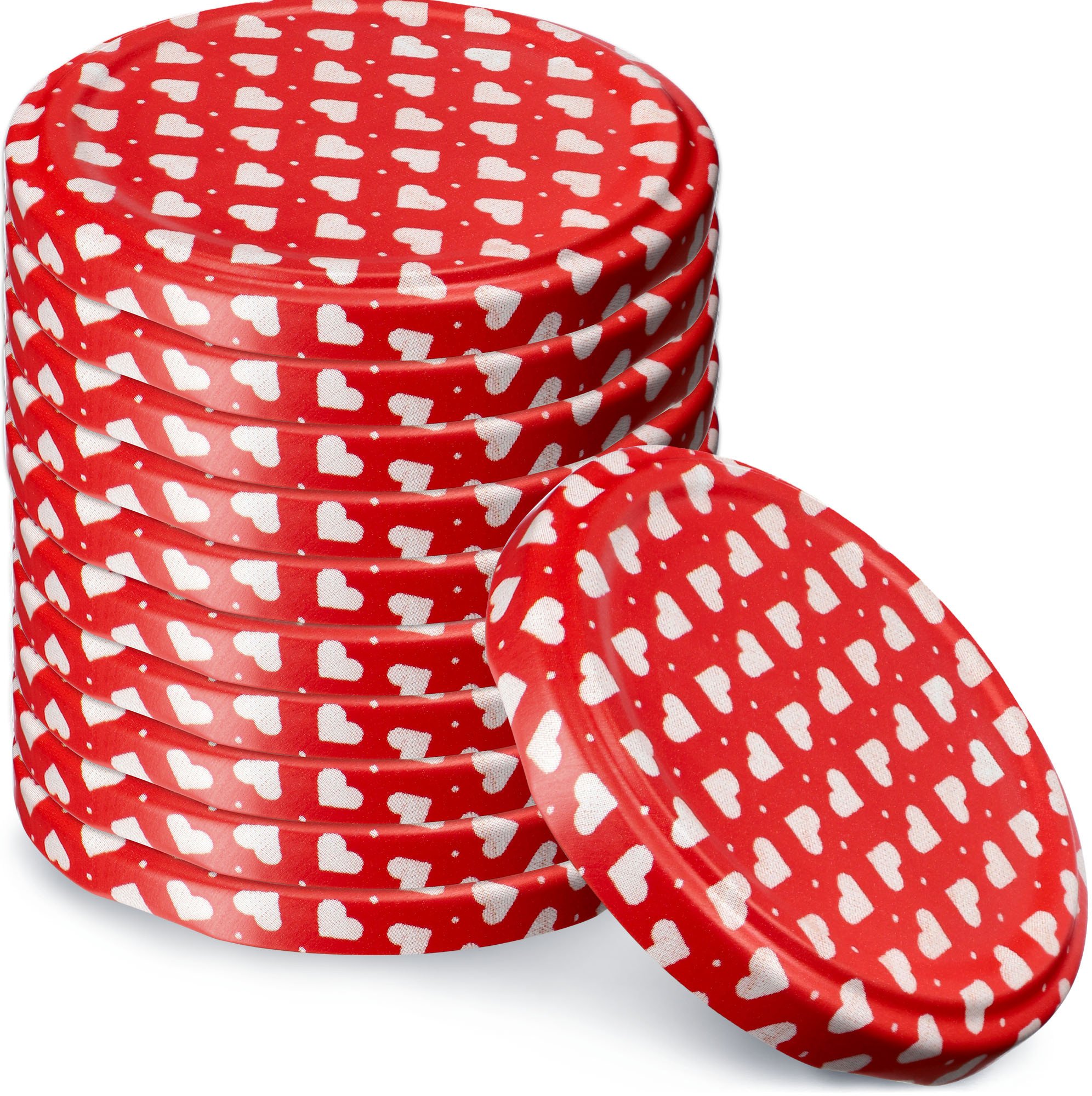 KADAX 10x Zakrętki Do Słoików Fi 66 Nakrętki Na Słoiki Wieczka Przetwory