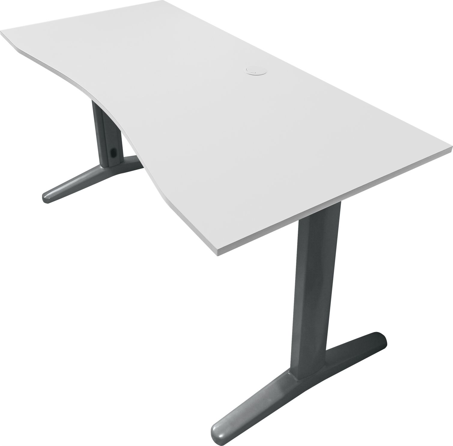 Biurko Zdesk AB-STLW-LH Białe 138 cmx68 cm