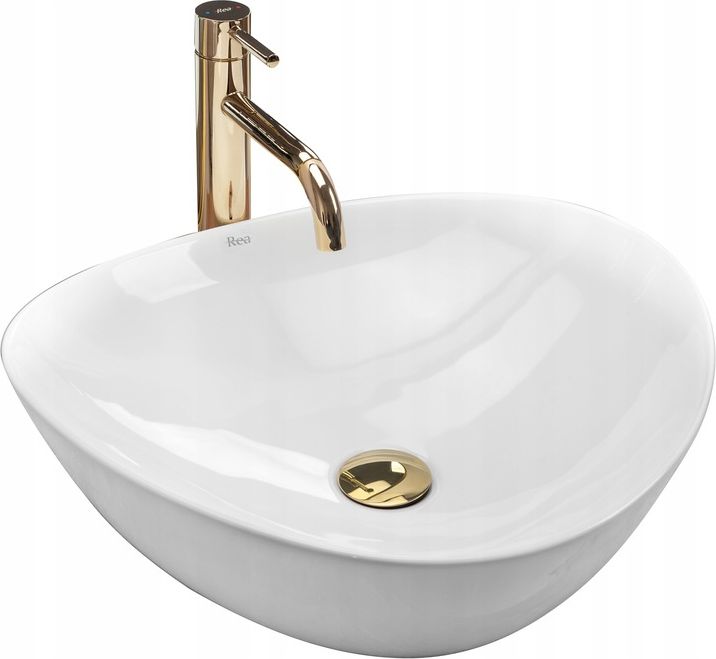 Umywalka Rea Umywalka Nablatowa Andrea Biała Rea