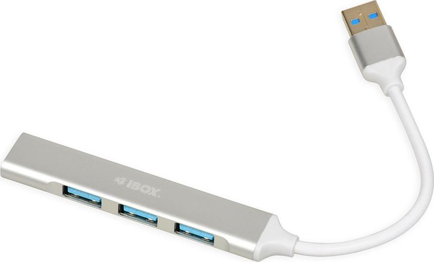 HUB USB iBOX 4x USB-A 2.0 3.0 (IUH3FAS)