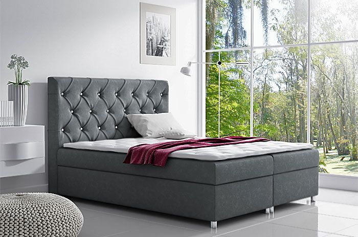 Elior Łóżko kontynentalne Clara 160x200 - 44 kolory