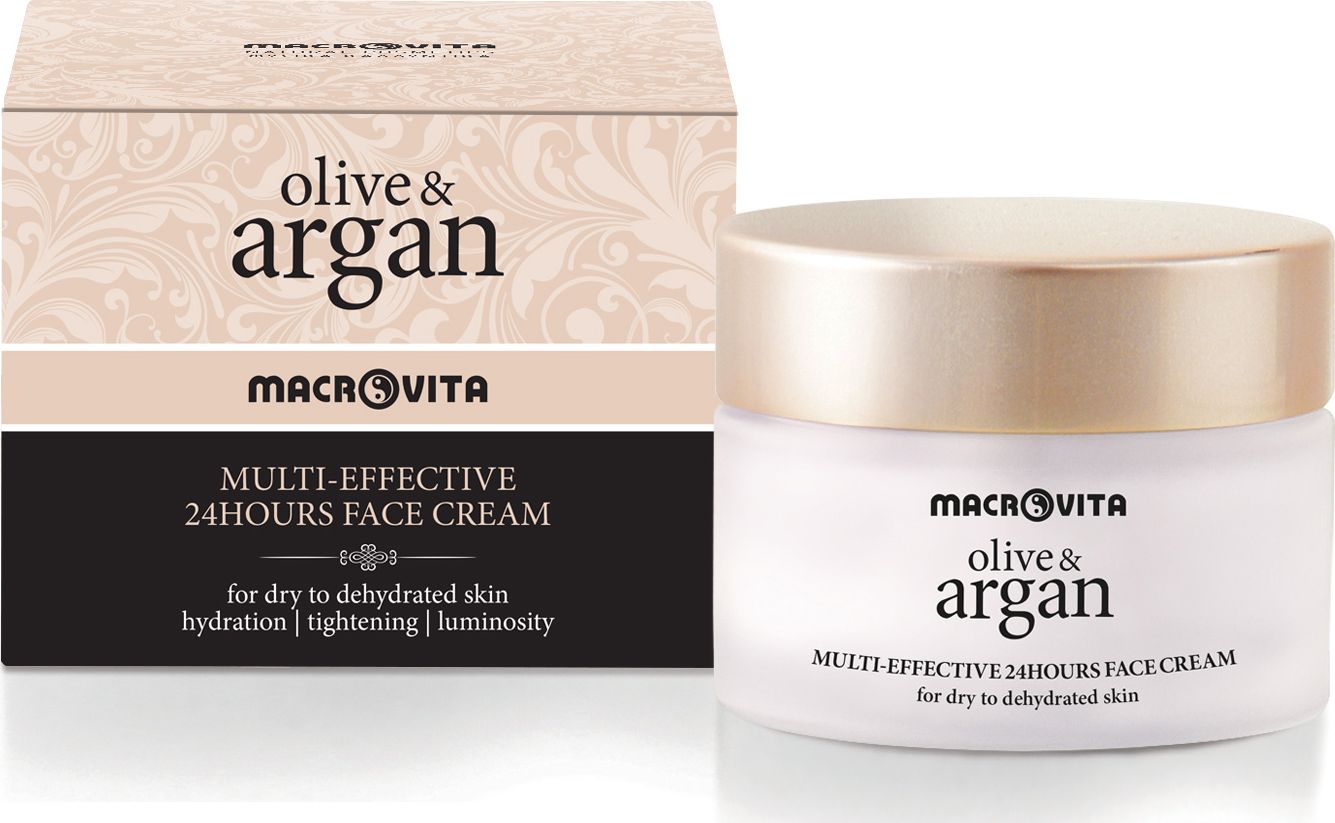 Macrovita OLIVE & ARGAN MULTI-EFFECTIVE 24-godzinny krem do cery suchej lub odwodnionej 50ml