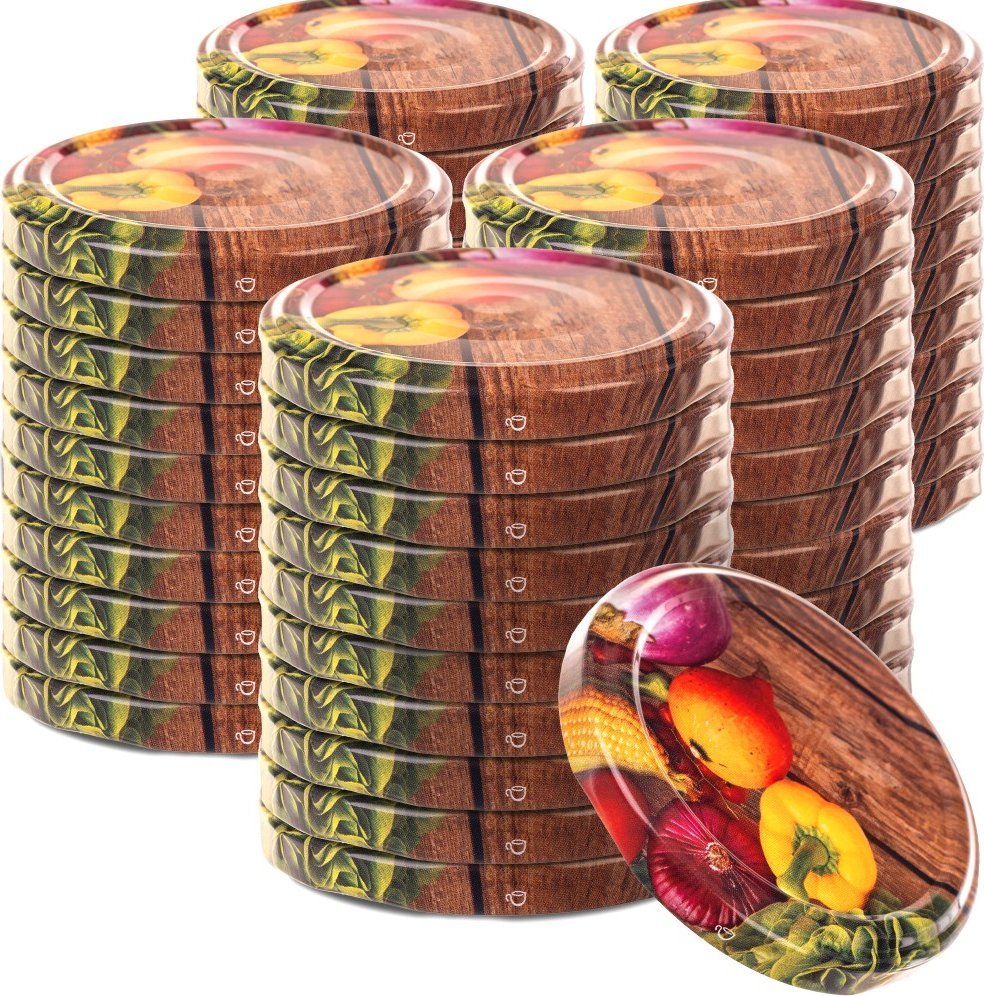 KADAX Zakrętki Do Słoików Wieczka Fi66 Zakrętka Nakrętki Na Słoiki Przetwory 50x