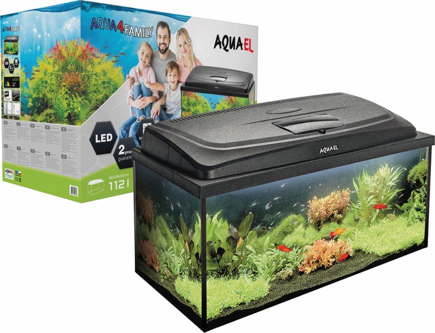 Aquael AQUAEL Zestaw Akwarystyczny AQUA4FAMILY 80/P D&N