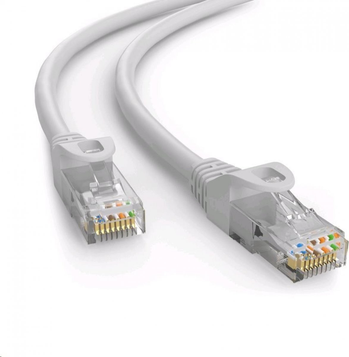 C-Tech C-TECH kabel patchcord Cat6e, UTP, šedý, 10m