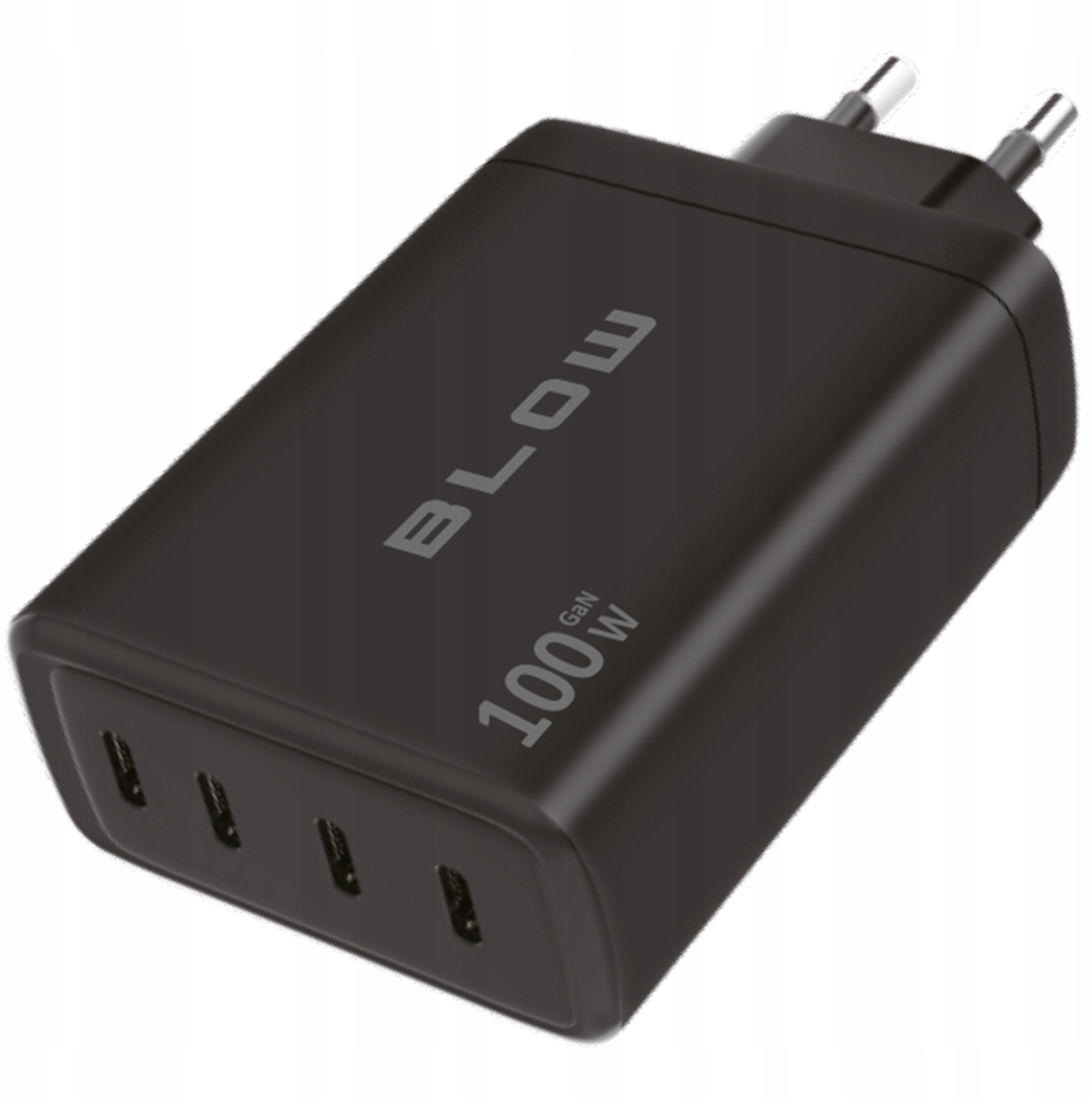 76-031# Ładowarka sieciowa gniazdo usb-cx4 pd 100w gan czarna