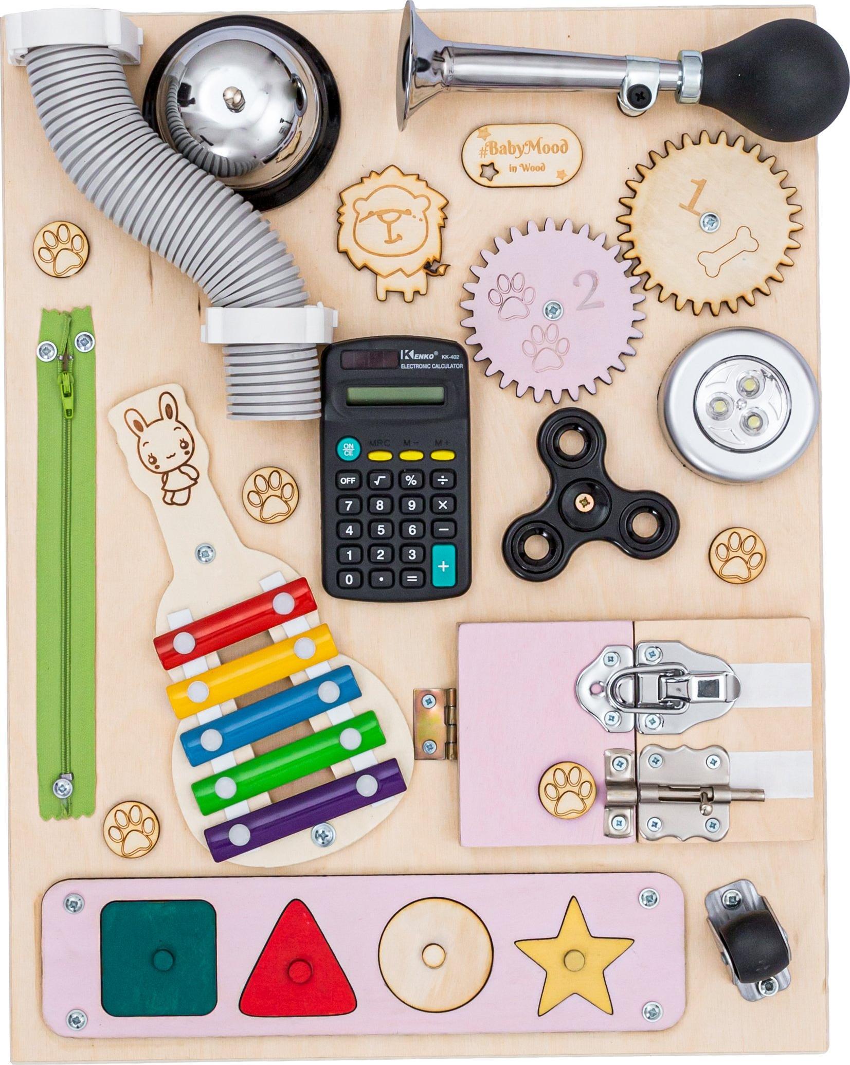 Tablica Sensoryczna Manipulacyjna 35x45cm Czerwona