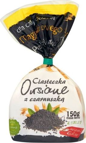 Bio Ania Ciasteczka owsiane z czarnuszką bez cukru 150 g Ania