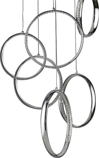 Lampa wisząca Azzardo OLIMP nowoczesna chrom (AZ2450)