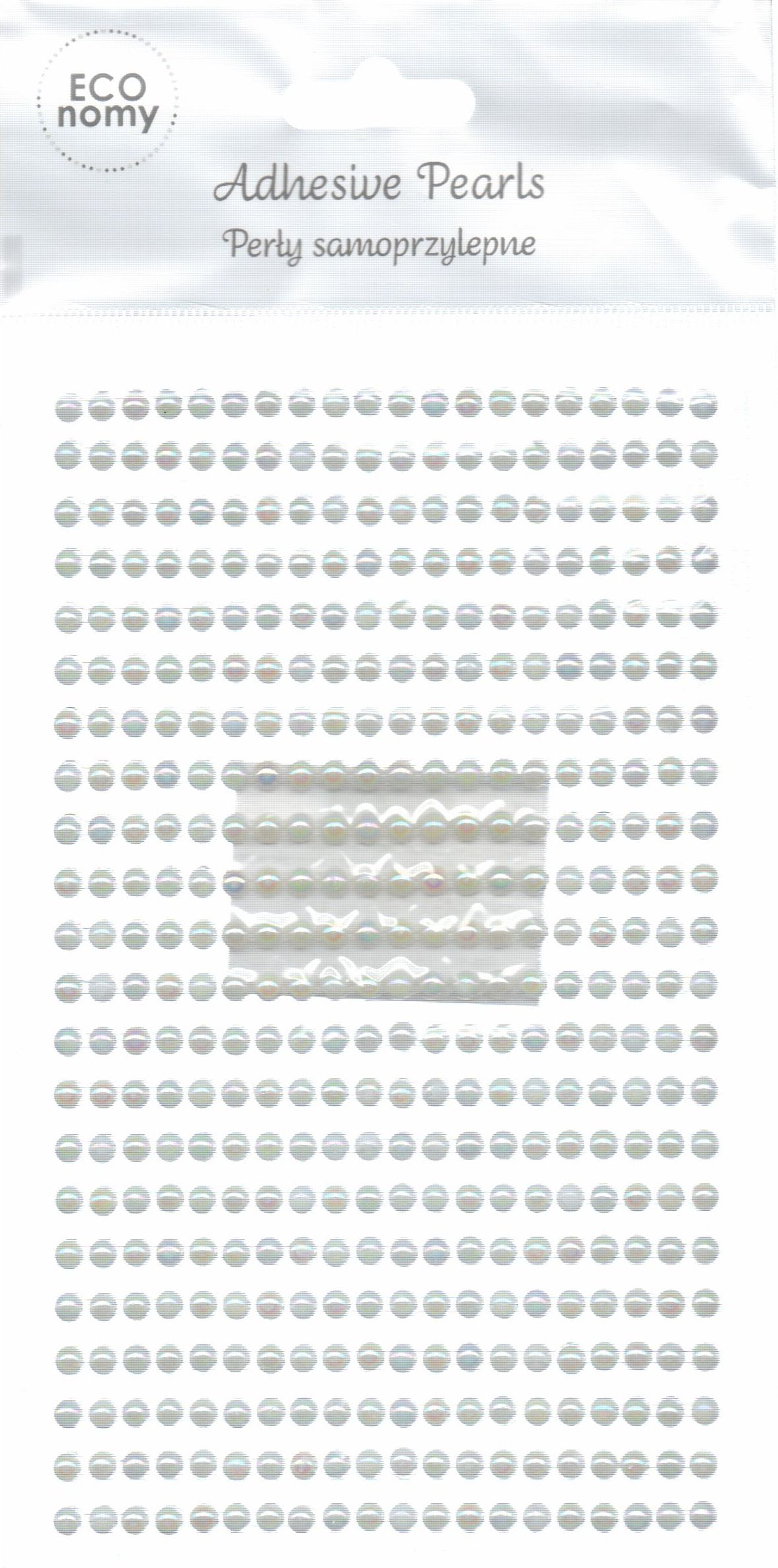 DP Craft PereĹ‚ki samoprzylepne opalizujÄ…ca biel