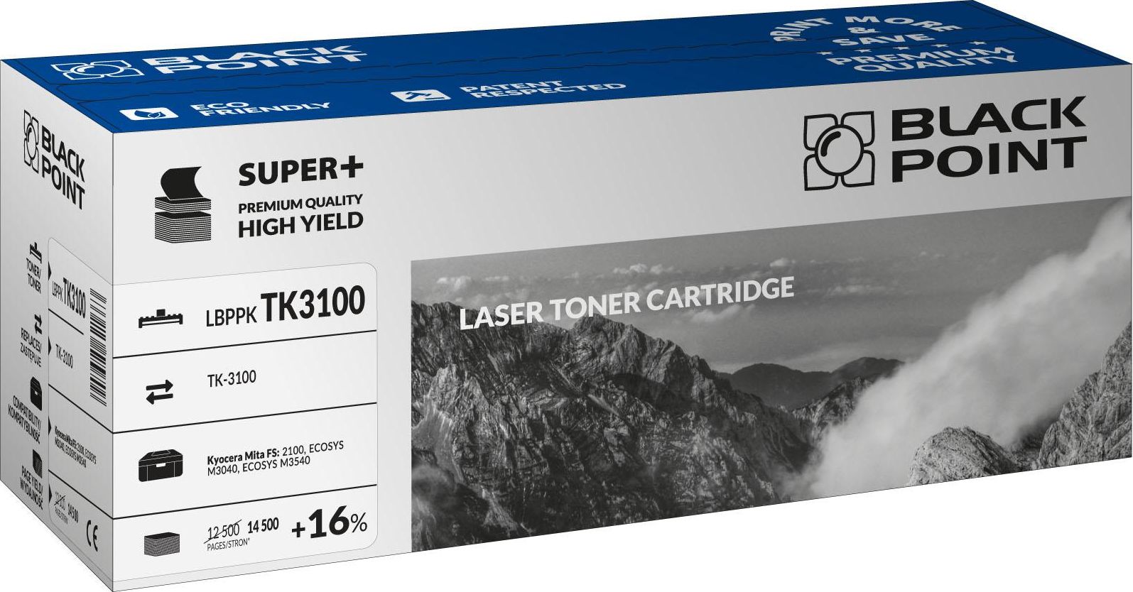 Toner Black Point LBPPKTK3100 Black Zamiennik TK-3100K (BLKYOTK3100BCBW)