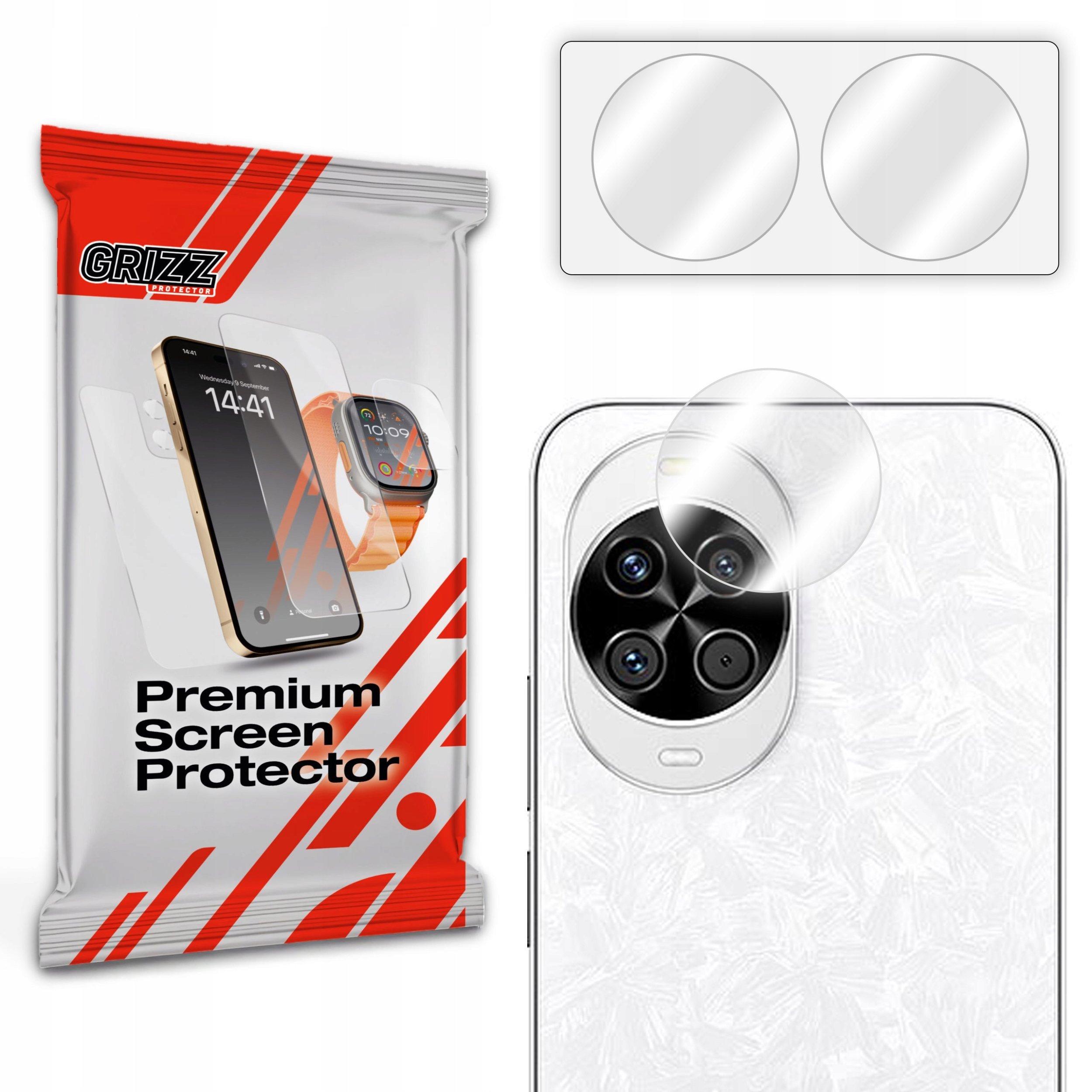 Szkło na aparat GrizzGlass HybridGlass Camera do Huawei nova 14