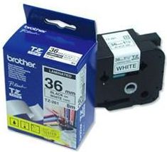 Brother taśma biała TZ-261 nadruk czarny