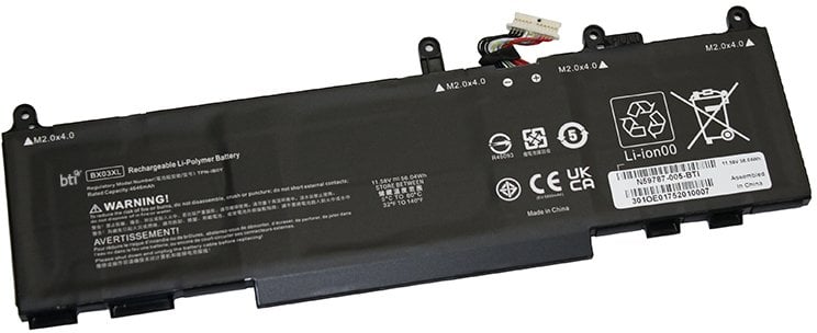 BTI 3C BAT ELITE X360 830 G11/OEM: BX03XL 8T638AV 8R627AV