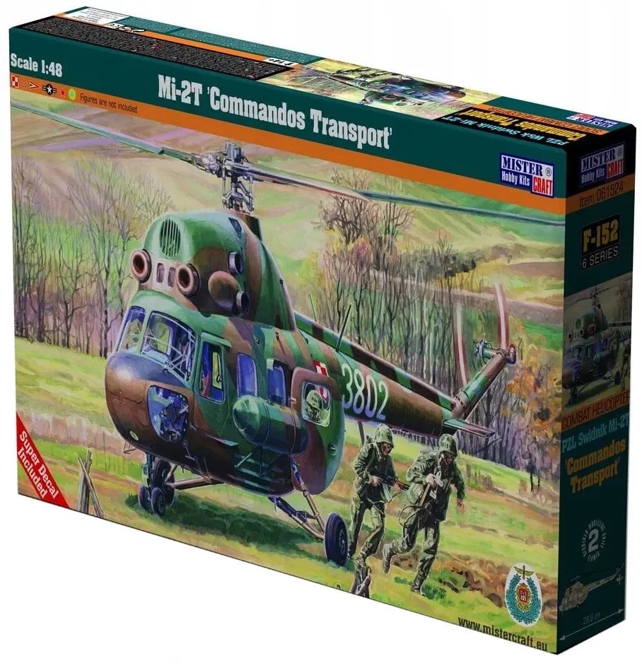 Olymp Aircraft Model helikoptera do sklejania Mi-2T "Commandos Transport" 1:48 F-152
