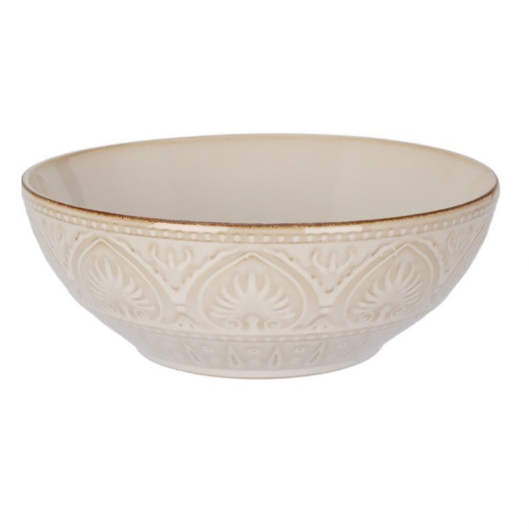 Ceramiczna miska ze żłobionym wzorem, 1060 ml