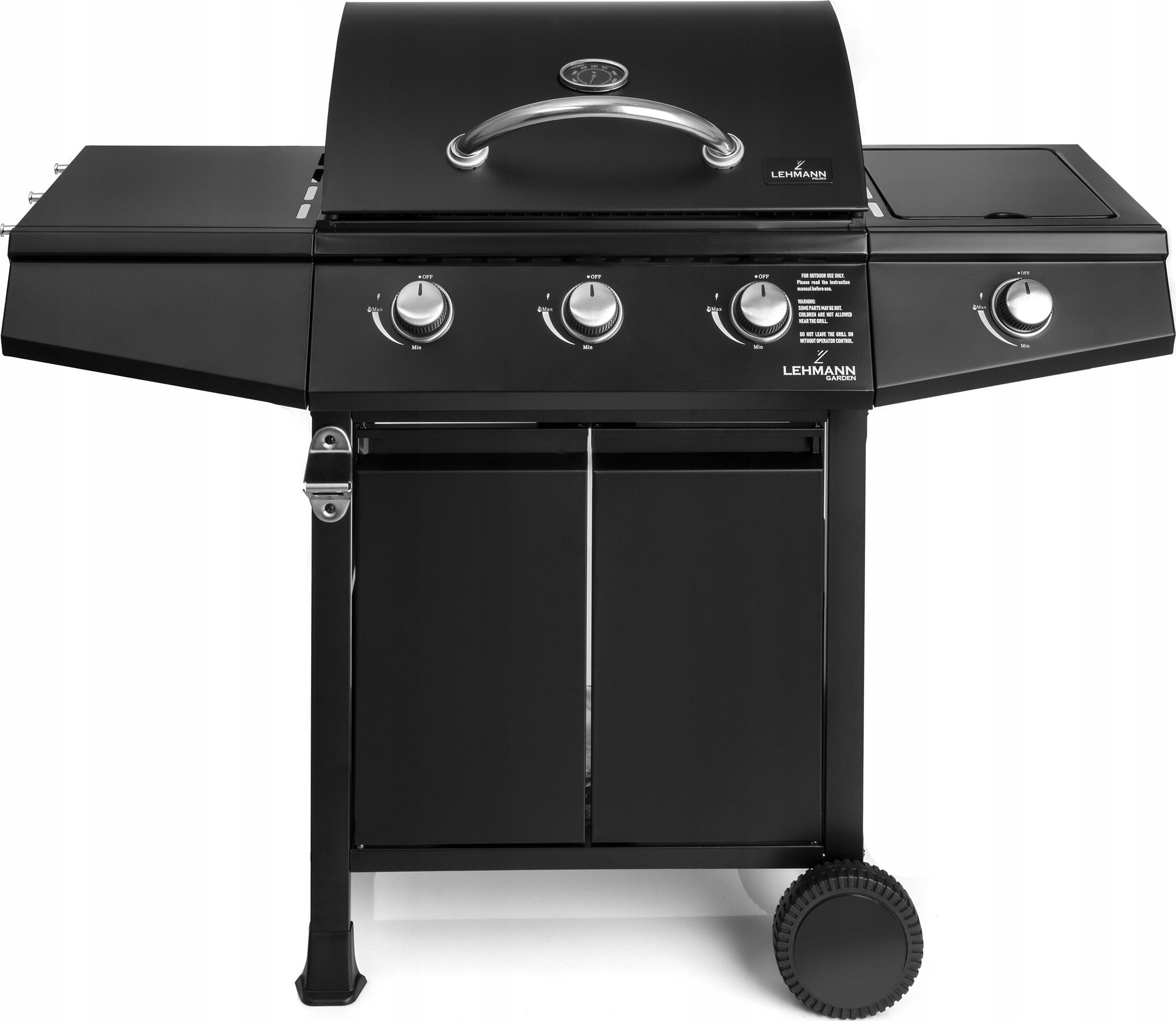 Lehmann Texas 3+1 Grill ogrodowy gazowy 8.4 kW 32.5 cm x 53 cm