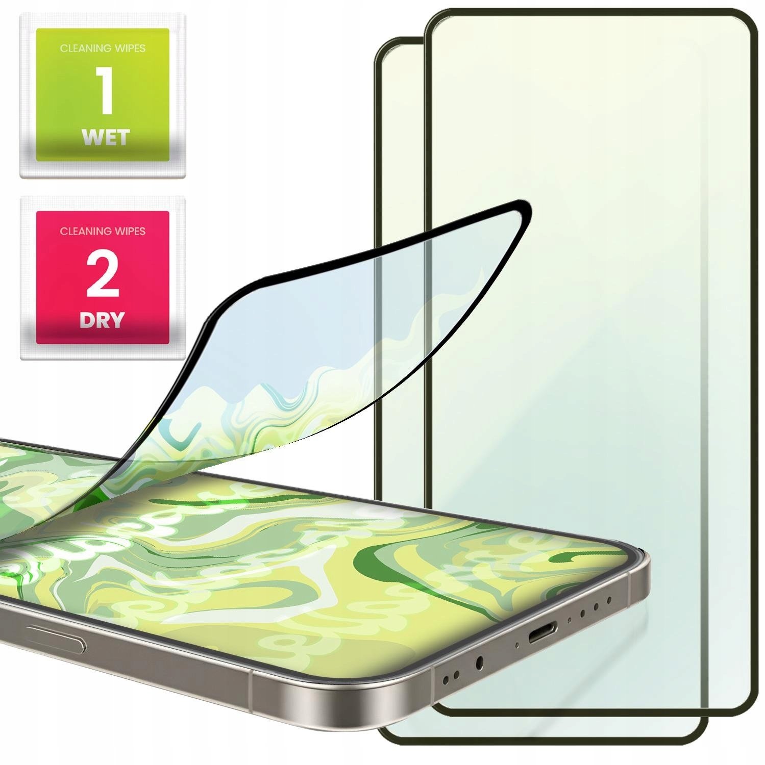 Hello Case 2-PAK Szkło Hybrydowe Do Motorola Moto G34 5G 5D