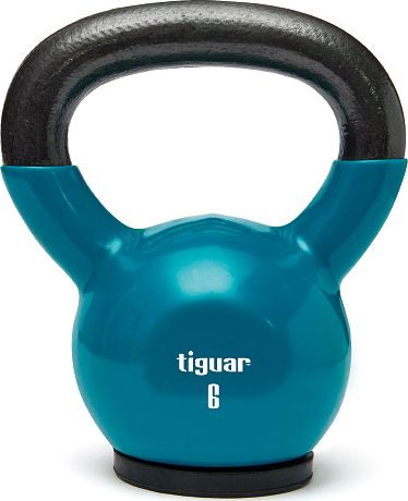 Kettlebell Tiguar TI-KB0006 gumowany 6 kg