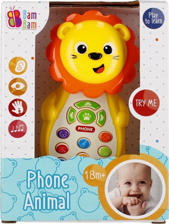 BamBam BAM BAM MUZYCZNY TELEFON LEW B/O 12X16X7 96/192