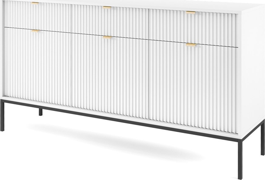 Ravio Stylowa komoda Kioto KSZ154 w kolorze białym