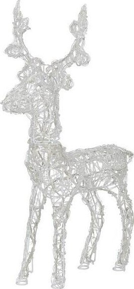 Dekoracja świąteczna Springos Renifer świąteczny 100 LED świetlna dekoracja biały zimny UNIWERSALNY