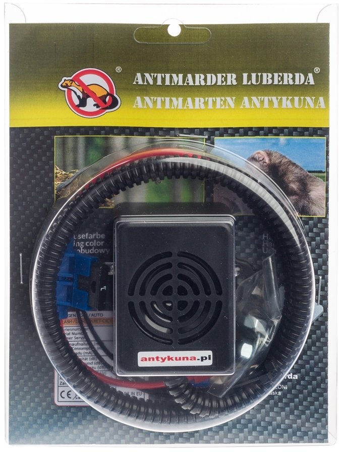 Antykuna.pl Odstraszacz do Auta CICHY I BŁYSKAJĄCY 1 Stronny 12V