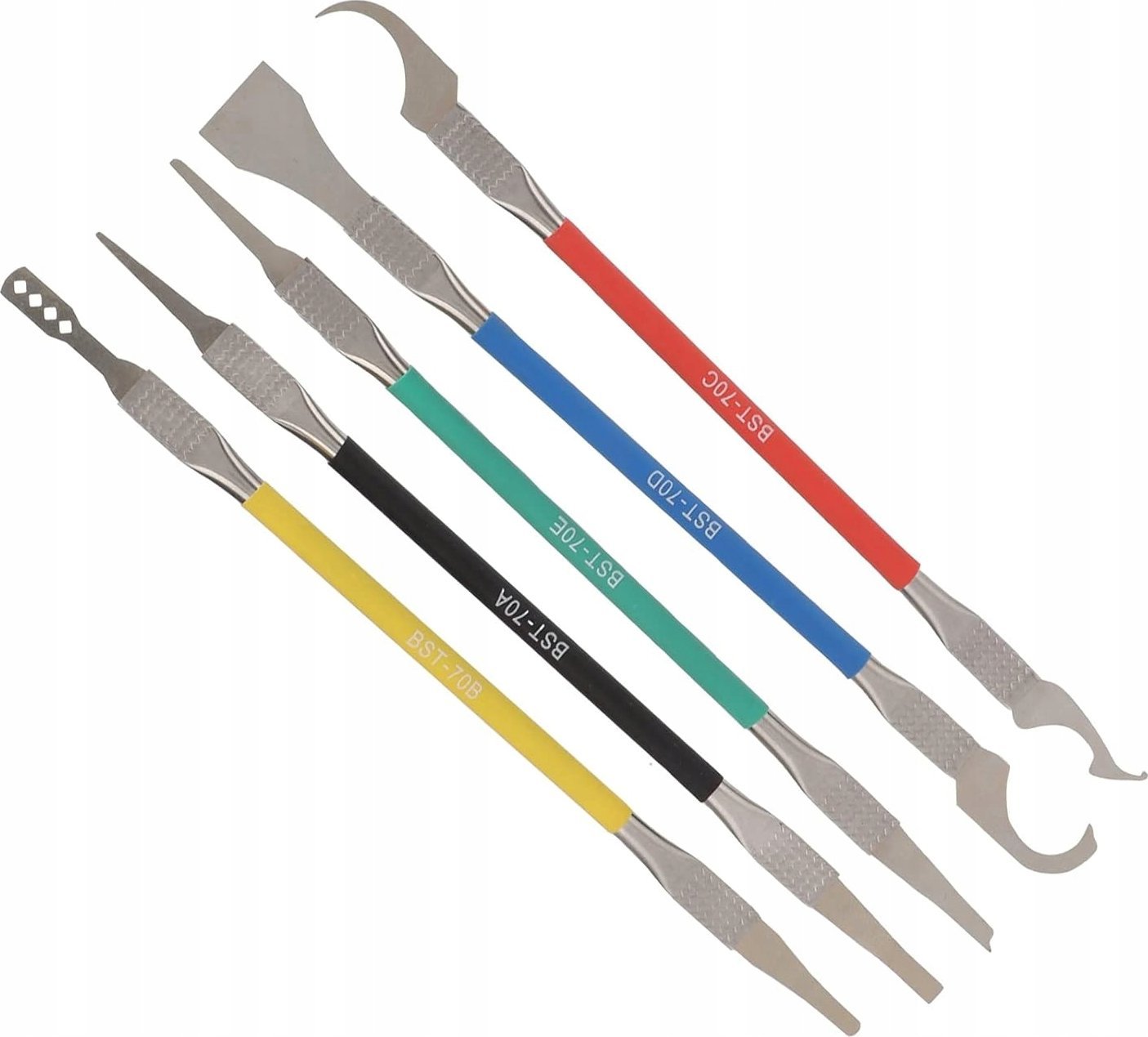 Rosfix ZESTAW 5 ŁOPATKI SZPATUŁKI SKROBAKI DO PASTY IC BGA CPU SEPARACJA UKŁADÓW