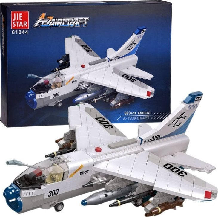 Jokomisiada Klocki konstrukcyjne samolot szturmowy 683-elementy ZA4622