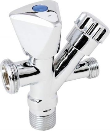 Hydroland Zawór kątowy kombinowany 1/2"x3/8"x3/4" (5900308745281)