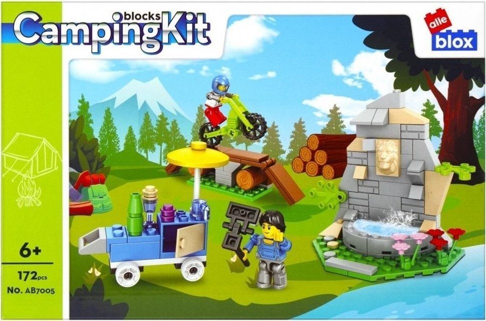 ALLEBLOX Klocki konstrukcyjne Kamping ALLEBLOX
