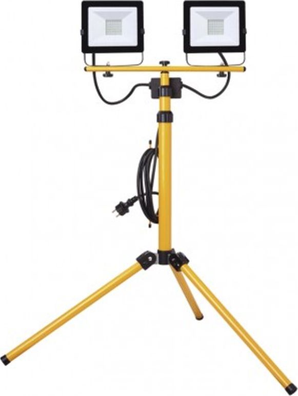 Naświetlacz Emos Projektor na statywie LED HOBBY SLIM 2x30W 4800lm IP65 ZS2231.2