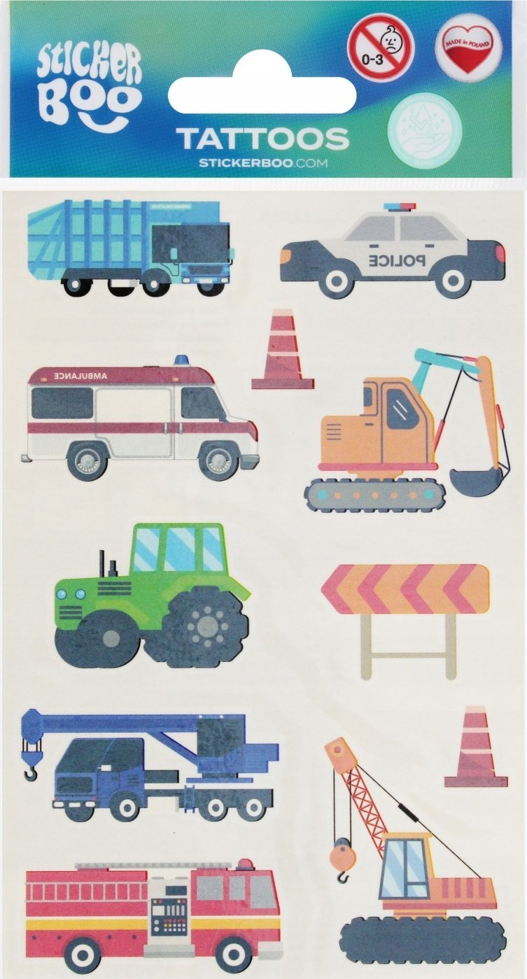 TATUAZ SAMOCHODY2 100X175 S-BOO PBH1/1000