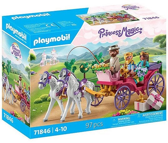 Zestaw z figurkami Princess Magic Przejażdżka z parš ksišżęcš