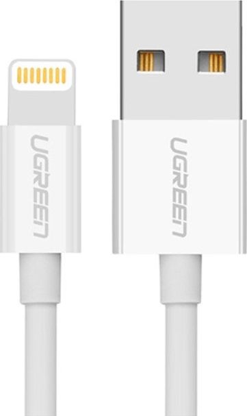 Kabel USB Ugreen USB-A - Lightning 1 m Biały (20728)