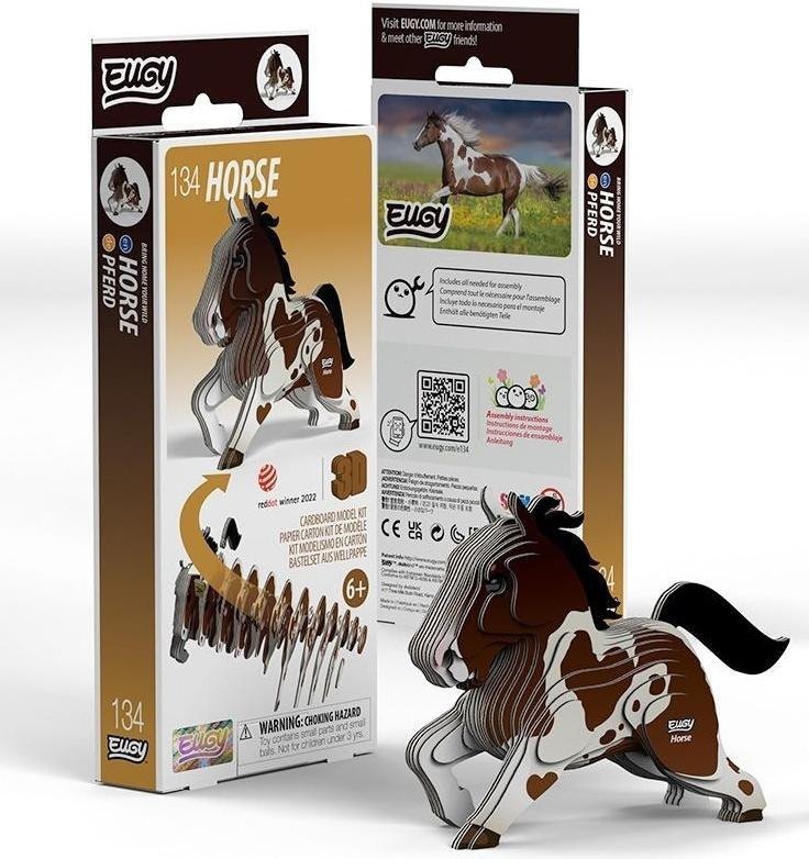 Koń Eugy. Eko Układanka 3D