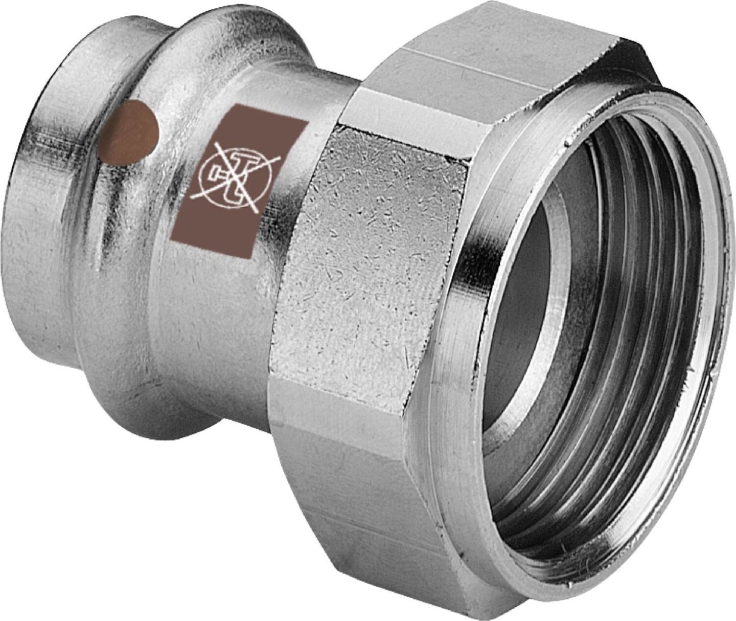 Złączka SANHA-NIROSAN-Stahl szlachetna przejścowa d28x1 GWSANHA