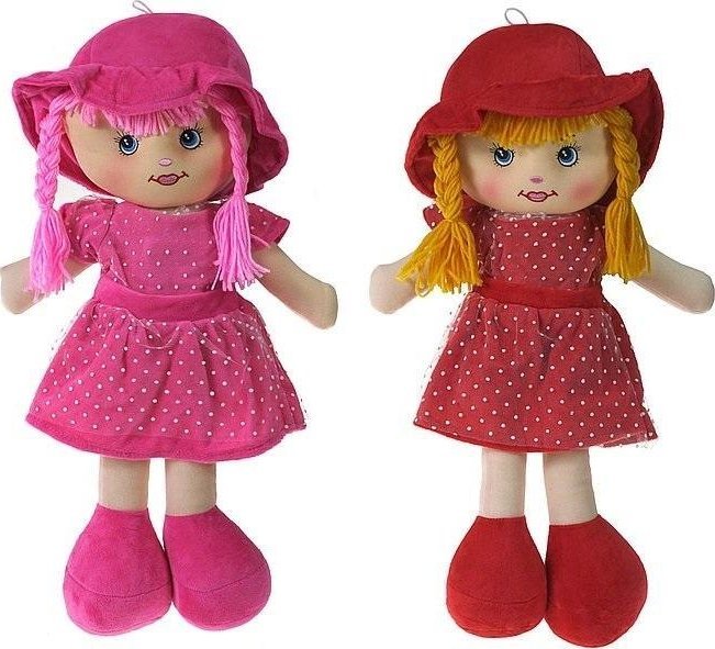 Lalka szmacianka z językiem polskim 55cm MIX