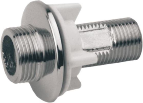 KFA Przyłącze proste do baterii stojących dwuotworowych 1/2" x 3/4" chrom (824-002-00)