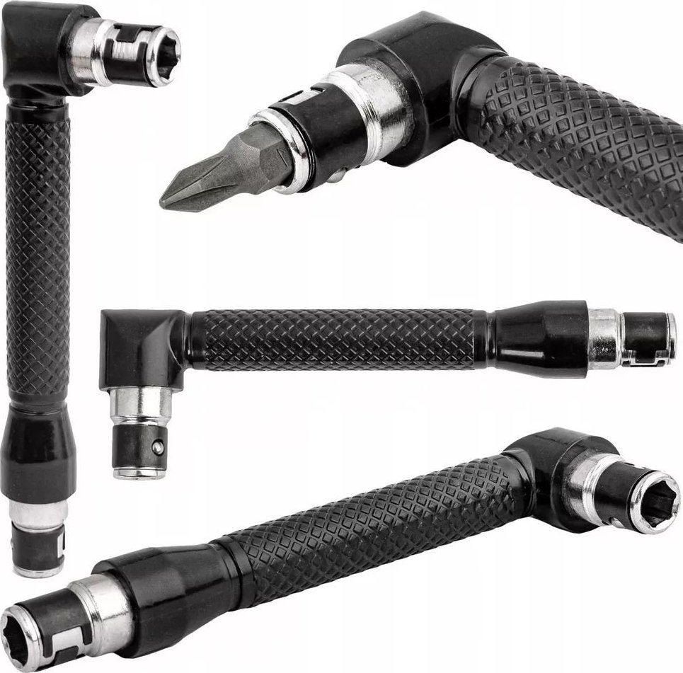 ER4 WKRĘTAK KĄTOWY UCHWYT DO KOŃCÓWEK BITÓW BITY 1/4