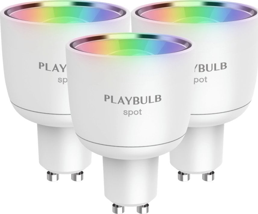 MiPow MiPow Playbulb™ Spot – Bluetooth smart LED spot light, GU10, 3 pieces