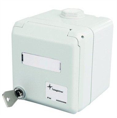 Gniazdo TELEGRTNER IP44 AP z zamkiem, dla 2x modułów AMJ / UMJ