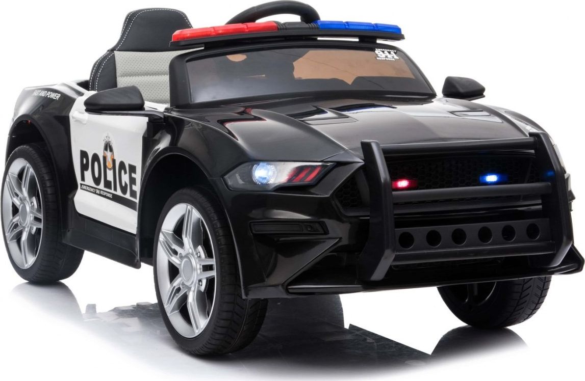 Super Toys AUTO POLICJA, DŹWIĘKI, MIĘKKIE KOŁA EVA, MIĘKKIE SIEDZENIE/BBH0007 uniwersalny
