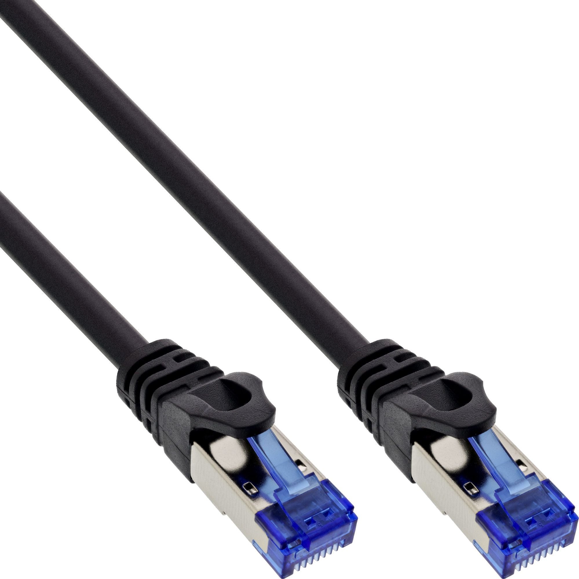 InLine InLine® Patch cable armoured, U/FTP, Cat.6A, black, 15m